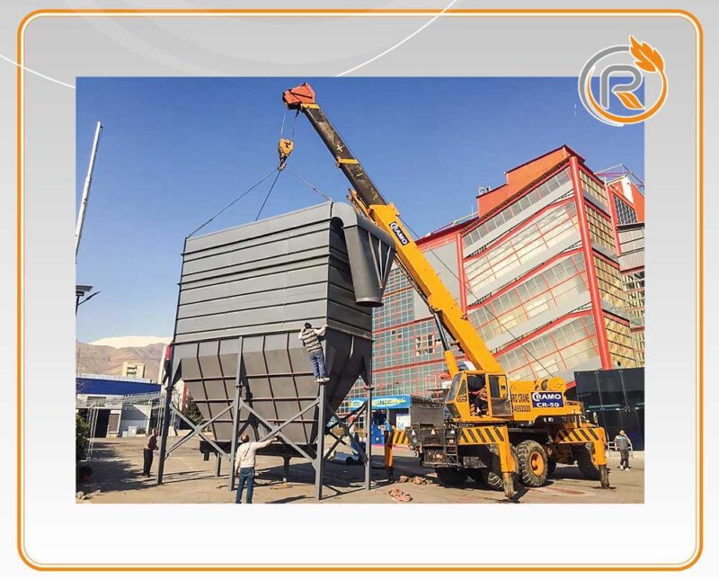 بگ فیلتر غبارگیر صنعتی